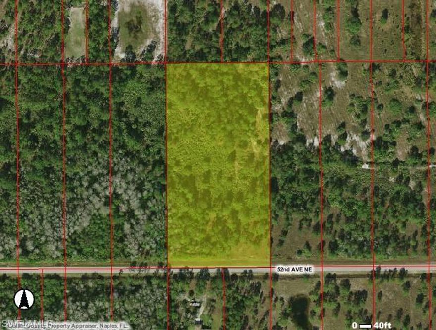 Enough uplands to built....See report attached Yes...THAT'S RIGHT!!!! GREAT OPPORTUNITY IN A GREAT LOCATION!!!! Beautiful 5 Acres ready for you to build your DREAM HOME. Close to shopping, main attractions and right off Everglades Blvd. Here you can have all kind of fruit trees if desired and have your horses too. Thinking of investing??? This property is perfect as an investment property!! Located just far enough off the main highway to provide a quiet location in a vegetation rich section of the Naples countryside. Land will be even more attractive when the planned interchange is opened to I-75 - it will be a less than a couple minutes or so from the highway.