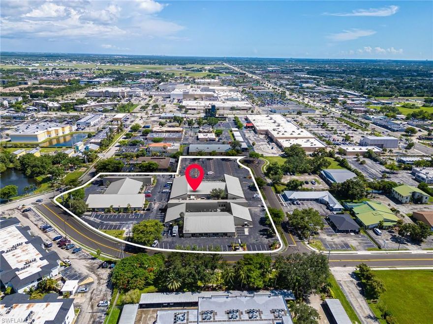 Welcome to 2150 Collier Ave, Building C,  located near Downtown Fort Myers, Winkler, 41, and the Edison Mall, this property offers prime visibility and accessibility, making it conducive for business growth. This property, previously part of a larger portfolio, is now being offered individually.

With most units currently leased at below-market rates, there is considerable potential for rental increases and revenue enhancement or convert to a NNN structure. 

What truly sets this property apart is the abundant parking, excellent signage opportunities, and enhanced privacy it offers, with multiple points of ingress/egress. The flexible zoning further expands the range of potential uses, making it a versatile choice for any retail operation.

Additionally, Building C presents a unique opportunity for the new owner to transition existing tenants to a true NNN lease structure. This change can create a more predictable income stream while reducing management responsibilities.

Don't miss this property being centered right in the middle of major developments. Such as recent construction of hotels and apartments. Right now there are 900 new apartments coming within one mile! It's anticipated that will drive up demand and value in this immediate area.
