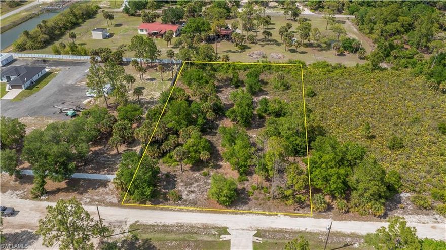 1.25 acres of partially cleared residential land in the Wheeler subdivision. The partial clearing provides a head start for site preparation, while the remaining natural vegetation offers privacy and a rural feel. No HOA. Conveniently located within driving distance of LaBelle and Fort Myers. A solid option for anyone looking to build a custom home or hold as a long-term investment.