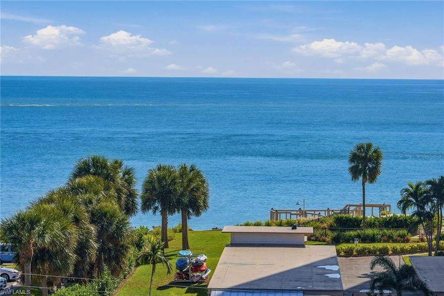 Completely renovated South-end condo just across from the beach! Bring your toothbrush and bathing suit—everything has been done for you. Renovated within the last few years, this stunning 3-bedroom, 3.5-bath residence will not disappoint.

Features include wood-look tile flooring throughout, a beautifully remodeled kitchen with custom cabinetry, Bosch appliances, and updated lighting, and fully renovated baths with elegant glass shower doors. The laundry room has been thoughtfully redesigned, and the condo is fully furnished with high-end pieces throughout.

Enjoy mesmerizing sunsets from this 5th-floor condo, along with the convenience of a separate one-car garage with new epoxy flooring. Ideally located within walking distance to the beach, shopping, and upscale dining, this exceptional residence offers the best of coastal living.

Don’t miss this stunning unit!