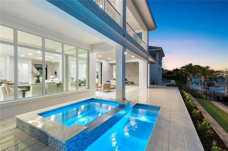 Look no further—paradise is calling. Crafted by the renowned Frey & Son Homes, this exceptional residence is newly completedand showcases high-end, custom finishes throughout—far beyond typical builder-grade standards. Perfectly positioned just 0.6 miles from Marco Island’s iconic crescent beach, you’ll enjoy effortless access to fine dining, boutique shopping, and local entertainment.

Thoughtfully designed for both everyday living and elevated entertaining, the home features a spacious open-concept main level complemented by a versatile second-floor family room—ideal for hosting guests, extended family, or creating a private retreat. Every detail has been carefully curated, delivering a refined coastal aesthetic with quality craftsmanship and upscale finishes throughout.

Whether you’re searching for a luxurious personal island retreat or a high-performing vacation rental, this property offers exceptional value and timeless appeal. For boating enthusiasts, the property boasts direct Gulf access with no bridges, a newer seawall (2023), and approximately 150 feet of wide canal frontage, providing generous water views and ample space to design the dock and lift configuration of your dreams.

With coveted west-southwest exposure, you’ll experience breathtaking sunset views from your private lanai each evening. Picture the Marco Island lifestyle—morning walks along the beach, an afternoon at your favorite waterfront café, and an evening sunset cruise—all enjoyed from the comfort of your own waterfront paradise.