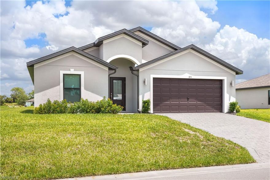 This exceptional home offers the perfect opportunity to own your dream floor plan that gives you so much home for the price. Located in a peaceful and picturesque community, residents enjoy access to a 10-acre fully stocked community pond as well as Caloosahatchee River views at the community park—perfect for fishing, relaxing, and enjoying the outdoors. Best of all, the property is situated in a No Flood Zone for added peace of mind.
The thoughtfully designed Estero floor plan features 4 spacious bedrooms and 2 full bathrooms, offering the ideal combination of comfort, functionality, and style. Designed with families in mind, the home showcases an open-concept layout with a beautiful spacious kitchen, expansive living and entertainment areas, and generously sized bedrooms. Ample storage throughout the home adds convenience, while the large covered back porch creates the perfect setting for outdoor entertaining or quiet evenings enjoying the surrounding natural beauty.