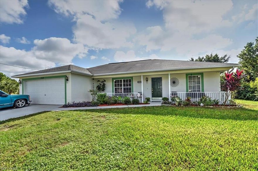 Beautiful pool home with great back yard views.  Built in 2002, three bedroom, two bath with 1409 living and 3156 total. Newer AC. Amazing screened in lanai with hot tub that cascades over into the free form pool.  Fenced in back yard for your kids and furry family members.