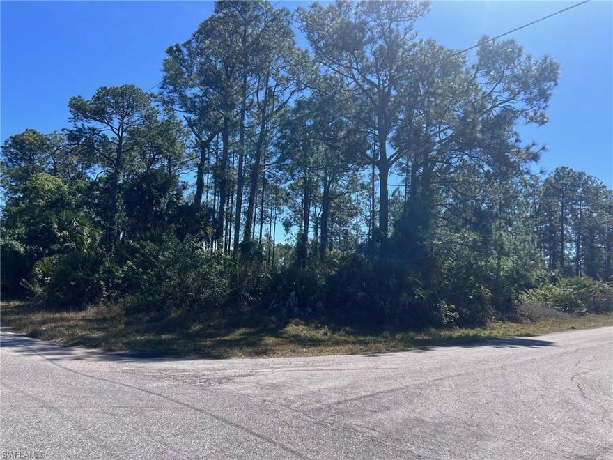 Great corner lot for sale in the desirable rural area of Lehigh Acres. Located in a very quiet paved street near new 
construction homes. Build your dream home in this beautiful, peaceful and growing area!!