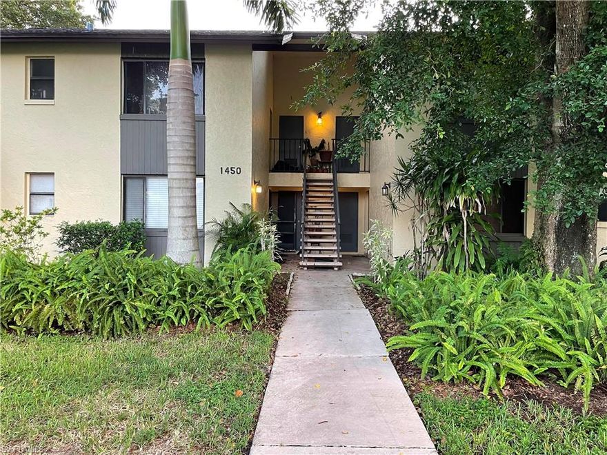 Springwood is a friendly, quaint community nestled in the heart of Naples, off of Davis and Airport Road South. This cozy 2 Bedroom 2 Bath condo has a large screened lanai and a sizable storage unit. It is walking distance to Publix, St. Pauls Episcopal Church,  and Walgreens. It is only 3 miles to the beach, 5th Ave.and 3rd. Street attractions. It would make a great second home for a winter resident, or a first time home buyer or an investment to be rented. The HOA fees are low and the association is responsive to the concerns of the residents. The hot water heater and the air conditioning system were replaced within the last year. New carpets were installed recently.