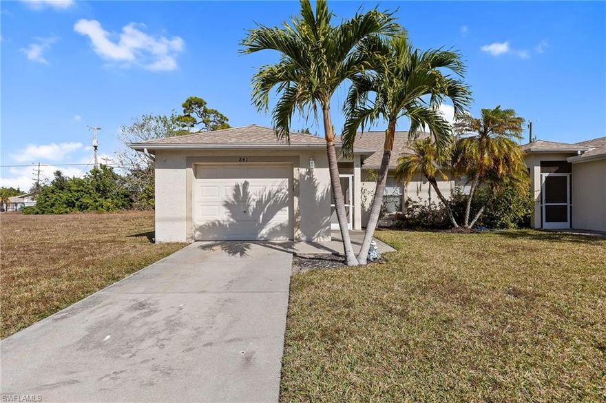 If you are looking for a well priced rental property in a GREAT Cape Coral location this is the rental for you! NOW AVAILABLE this freshly painted duplex (left side) offers 3 Bedrooms / 2 Bathrooms and a 1 car attached garage. Very spacious with updated flooring and NO CARPET!! GREAT Screened porch and Backyard for having friends/family over and grilling on the weekends! This property will offer everything you are looking for at a GREAT PRICE AND GREAT Location, LAWNCARE is also included! INQUIRE TODAY!
