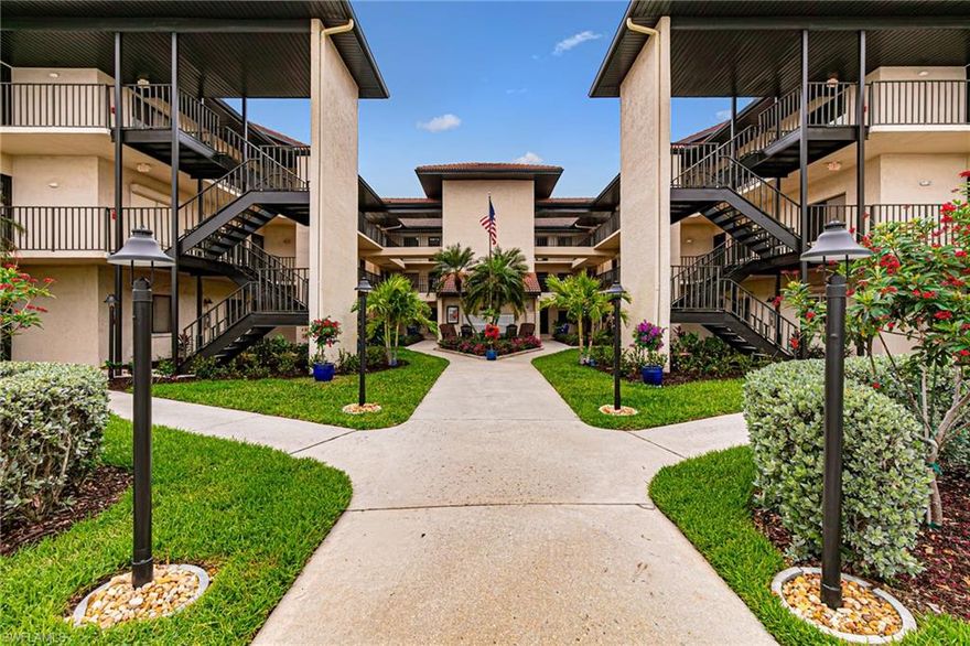 This 2 bedroom, 2 full bath condo is located within the community of Cinnamon Cove which is close to Fort Myers Beach and Sanibel Island.  It's an ideal property for people who loves to partake in the best of SW Florida.  Complete with a new A/C in 2023, water heater in 2024. Roll-down hurricane shutters are installed on windows and securing the screened-in lanai.  Cinnamon Cove is an active community and amenities which include: 4 pools, tennis, pickle ball, shuffleboard, bocce ball, fitness center and more. Many community group activities & live music events to participate in.