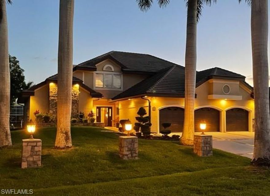 DIRECT GULF ACCESS — NO BRIDGES! BEST LOCATION: 1521 SW 58th Street in Southwest Cape Coral, Florida 33914.  Seconds to open water and just steps to Cape Harbour Marina & Rum Runners—this exceptional Waterfront home delivers a true 24/7 VACATION LIFESTYLE.

Spanning 3,400± sq ft, the residence features a dramatic TWO-STORY GREAT ROOM with floor-to-ceiling wood burning stack stone like fireplace and breathtaking Nautical water views. Thoughtfully designed for both luxury and flexibility, the home offers 4 bedrooms, 3 full baths, and 2 half baths, including dual primary suites — one on each level.

Highlights include a spacious second-floor den/office/family room, an updated white kitchen with stainless appliances, first-floor laundry, butler’s pantry with wet bar, and convenient pool bath.

The outdoor living space is a private resort retreat with Heated pool and spa, 20,000-lb boat lift, captain’s walk, and ample room for a large vessel—perfect for boating enthusiasts.

Additional features include a 3-car garage, with one bay air-conditioned and ideal for a game room, gym, or home office. 

Enjoy effortless cruising to the Gulf of Mexico, Sanibel, Captiva, and Fort Myers Beach—boater’s paradise meets refined coastal living. ** SOLD FULLY FURNISHED WITH SOME EXCEPTIONS **