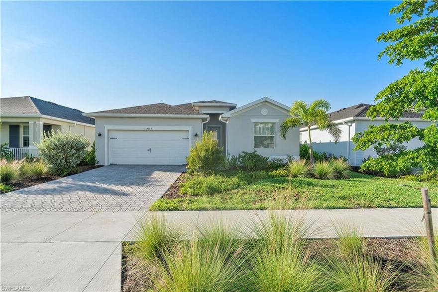Welcome to this beautiful annual rental in the highly sought after Trails Edge neighborhood of Babcock Ranch, one of Southwest Florida’s most innovative and desirable communities. Trails Edge is in a great location and offers access to walking and biking trails, green spaces, playgrounds, and is just minutes from Founders Square where you will find dining, healthcare, community events, and waterfront views. This spacious four bedroom three bath home features a popular triple split floor plan, giving everyone their own space and privacy. The open living area is perfect for relaxing or entertaining, and the large windows bring in plenty of natural light along with peaceful water views. Set on a quiet pond, you can start your mornings with beautiful sunrises from the screened in lanai, a perfect spot for coffee or unwinding at the end of the day. Living in Babcock Ranch means being part of a forward thinking, eco friendly community designed with storm safety in mind, including underground utilities, advanced drainage systems, and a strong track record during past storms for added peace of mind. Rent includes high speed internet, trash service, lawn care, and pest control, making it easy to enjoy low maintenance living. Don’t miss your chance to experience the best of Florida living in a vibrant community with a great location and plenty to offer.