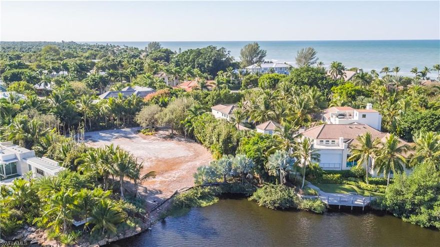 THE BEST LAKE FRONT VALUE IN OLDE NAPLES AND WALK TO THE GULF OF MEXICO FROM THIS AMAZING LOCATION. This lot is 34,000+ square feet representing .78 of an acre.  It is on a private road for only 4 residences, situated between a $12,000,000 home and a $15,000,000+ brand new home on Alligator Lake and is just one block from the Gulf of Mexico.  Over $350,000 of new landscaping and engineering. Close to everything Olde Naples has to offer.  Call listing agent for further details