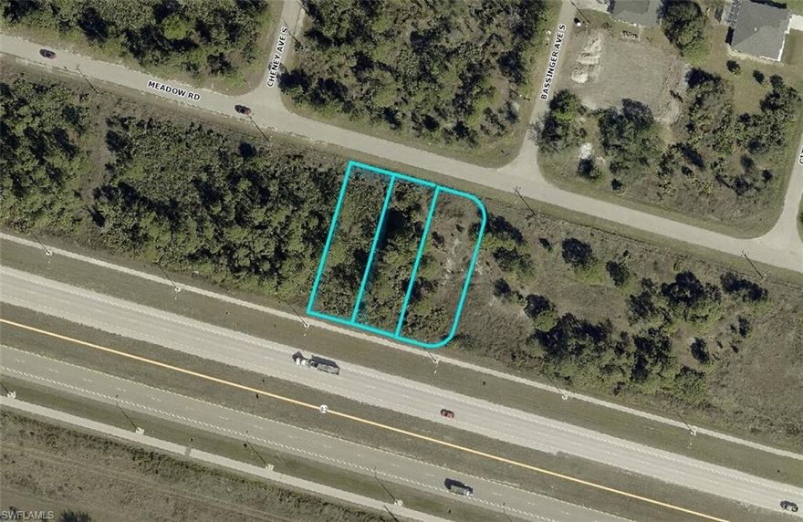 THREE LOTS TOGETHER, 2874, 2876 & 2878 Meadow Rd. -- ZONED C2. Seize the opportunity to position your business in one of Southwest Florida’s most rapidly expanding corridors with this high-visibility C2-zoned lot in Lehigh Acres. Boasting approximately 116 feet of width and 176 feet of depth, this parcel offers a substantial footprint perfectly suited for General Commercial development with direct sightlines from the high-traffic SR-82 artery. The versatile C2 zoning provides a wide range of potential applications, from professional medical or legal offices and retail storefronts to essential service centers, all benefiting from the massive daily commuter volume connecting Fort Myers and Lehigh Acres. Situated in a strategic growth zone, this lot represents a premier investment for an owner-user or developer looking to capitalize on the increasing demand for commercial infrastructure in Lee County. With its ideal dimensions and unbeatable exposure, this property is ready to serve as a cornerstone for a successful commercial venture.