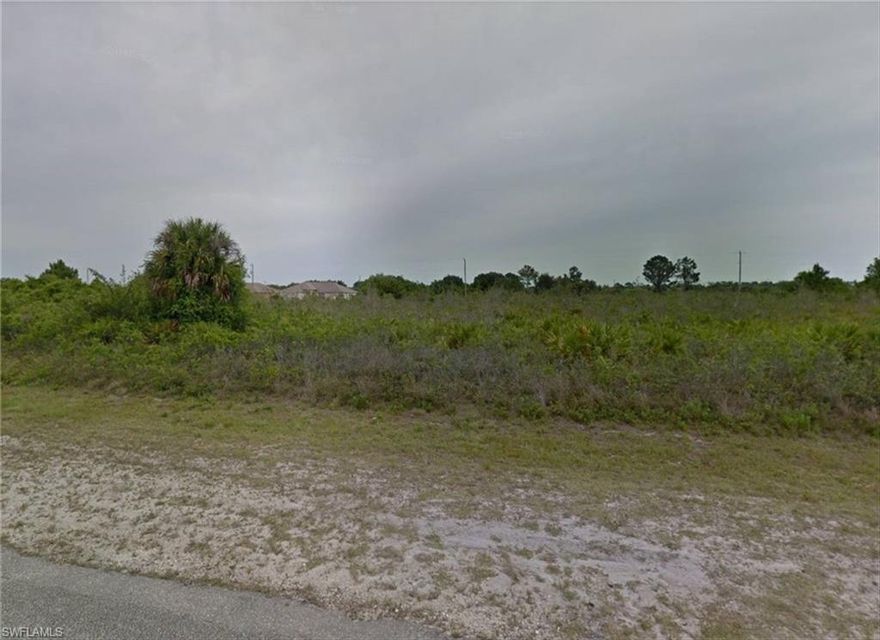 Buildable .24 acre lot in Lehigh Acres! Use as an investment opportunity or for a personal residence. Quick commutes to the newly expanded HWY 82, Schools, Groceries, and Fort Myers!