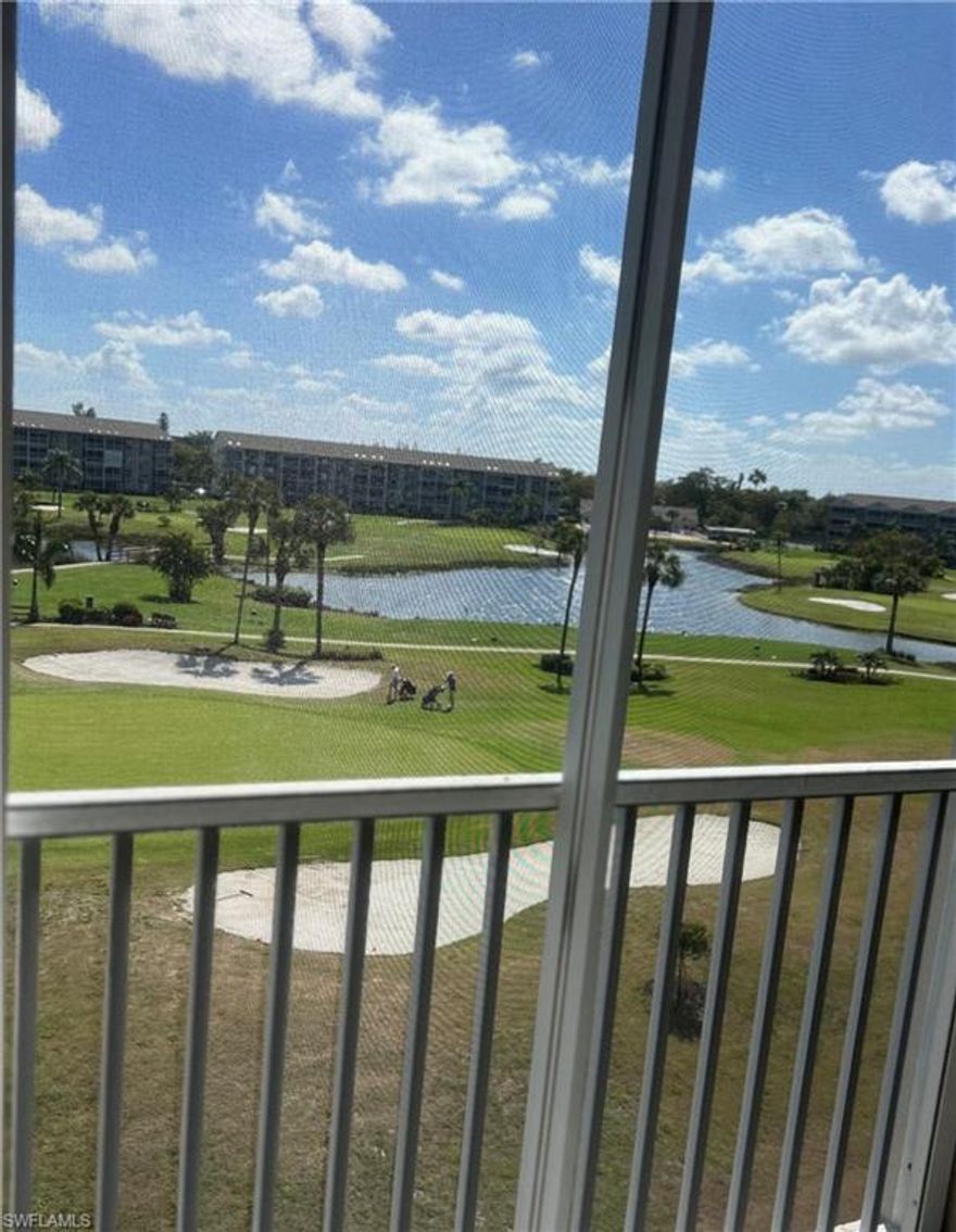 Comes with Golf! Turnkey Furnished Penthouse Golf Condo – Bundled Golf included! 
Enjoy beautiful golf course views from this 2 bedroom, 2 bath penthouse condo located on Hole-in-One Circle, PH-8 in a desirable bundled golf community. This light and bright residence features vaulted ceilings, an open floor plan, and a screened lanai overlooking the fairway, creating the perfect space to relax and enjoy. 
This newly furnished, turnkey condo offers a well-equipped kitchen with breakfast bar, spacious living and dining areas, and a comfortable primary suite with golf views, walk-in closet, and private bath. A guest bedroom and second full bath provide privacy and convenience for visitors.
Residents enjoy the benefits of bundled golf along with resort-style community amenities pool, walking/biking trails,  tennis or pickleball, and an active social calendar. Annual lease preferred. Shorter-term leases, 90-day minimum, considered with seasonal rate adjustments. Tenant responsible for transfer fees if applicable.