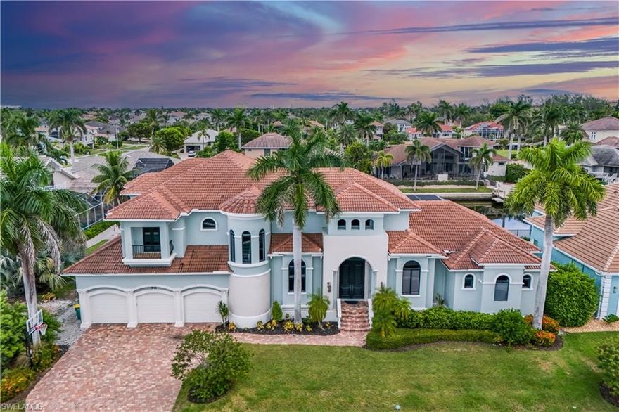 Waterfront Gulf-access pool home on wide Marco Island canals featuring a heated pool, spa, and newer dock with boat lift and platform lift. This luxury coastal retreat offers an open floor plan filled with natural light, walls of glass, and seamless indoor-outdoor living designed for connection and comfort. Tucked along one of Marco Island’s most desirable waterways, the home captures the essence of Florida waterfront living. Enjoy mornings with coffee by the pool, afternoons on the boat, and evenings surrounded by glowing sunsets. Inside, the chef’s kitchen with granite countertops, stainless-steel appliances, and bar seating flows effortlessly into the living and dining areas, perfect for entertaining. The primary suite feels like a private resort, offering water views, a spa-inspired bath, soaking tub, and walk-in shower. Step outside and the lanai becomes a year-round escape with covered dining, lounging areas, and panoramic water views. With Gulf access, you are  ready for boating adventures, dolphin watching, and sunset cruises. Located just minutes from pristine beaches including Tigertail, award-winning restaurants, boutique shopping, and local parks. Whether you’re seeking a full-time residence, seasonal escape, or luxury vacation rental investment, this Marco Island home embodies relaxed elegance, thoughtful design, and the beauty of Florida coastal living.