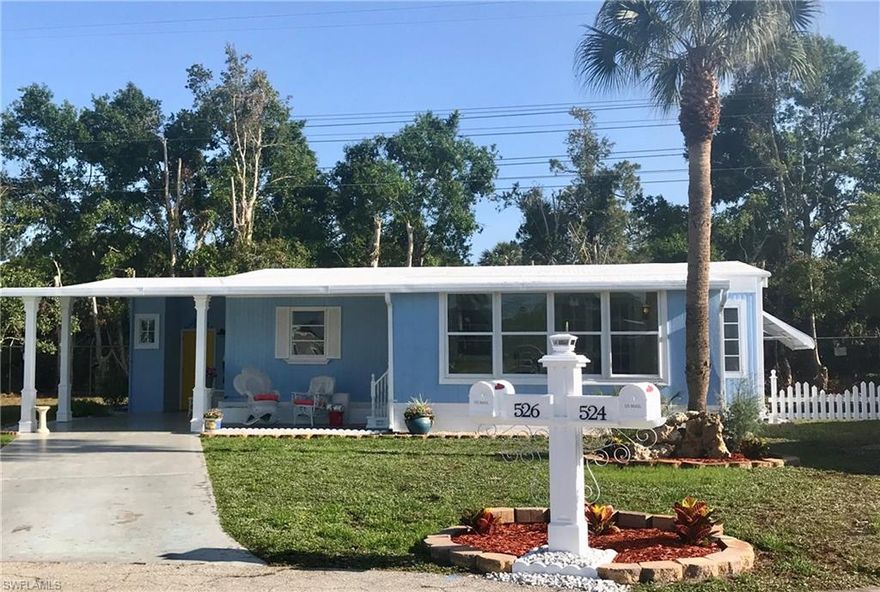 ABSOLUTELY GORGEOUS home in popular Forest Park where you own the land and pay only $75/month HOA fee.  The home is stunning with beautiful laminate flooring; entire home freshly painted in bright Florida colors with a white kitchen and custom-made island. The farm sink and glass door cabinets add to the charm. French doors lead to Feng Shui backyard oasis to the back of the house and a second set of French doors lead you from the pretty front porch into the home. Bathrooms have been remodeled with custom higher vanities, beautiful fixtures, tile and sub-flooring. Enhancing the home's beauty is the artistic hardwood crown, baseboard, door and window molding throughout--it is awesome!  The master bedroom is over-the-top pretty with even an electric fireplace. Everything in the home is included in the sale! Structurally, the home is like new: pex piping, water heater, electrical panel, etc., etc.  Possibility for seller financing.  Home is located in the pet section. Forest Park is a great place to live and the location is perfect--close to 41, I-75 and shopping!