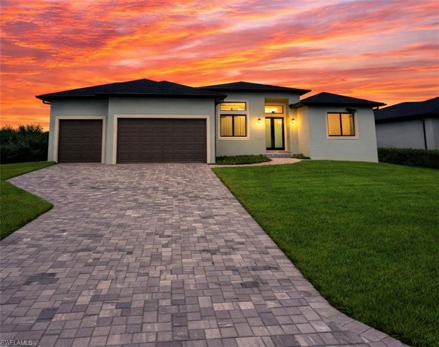 Escape the cold. Upgrade your lifestyle. Live the Florida dream.

This extraordinary luxury waterfront home is located in Port Charlotte, in the heart of Southwest Florida—an ideal destination for buyers seeking to leave behind harsh winters, higher living costs, and older homes.

Imagine waking up to warm sunshine year-round, breathtaking sunsets that paint the sky with unforgettable colors, and a peaceful coastal lifestyle that feels like a permanent vacation. Here, life flows at a different pace—where tranquility, luxury, harmony, and well-being become part of your everyday experience.

Built in 2026, this modern residence offers what many northern markets cannot: new construction, contemporary design, and exceptional value. The home features a navigable canal with quick access to open waters, a spectacular pool, and a spacious deck with a private boat lift—placing it in a class above other waterfront properties.

Inside, you’ll find four bedrooms, four full bathrooms, and a den, along with expansive living and dining areas designed for comfort and elegance. The gourmet kitchen showcases premium custom cabinetry extending to the ceiling, reflecting superior craftsmanship and refined taste. Additional highlights include two air conditioning units, three garages with electronic doors, and thoughtful details throughout.

The outdoor living area is perfect for entertaining, offering ample space for lounge furniture, dining tables, and a fully equipped entertainment zone with a grill, wine refrigerator, sink, and everything needed to host unforgettable gatherings under the Florida sky.

Southwest Florida offers more than just beautiful weather—it delivers a lifestyle of peace, lower stress, and true enjoyment of life. Whether as a primary residence or a second home, this property represents a rare opportunity to invest in comfort, modern luxury, and a better way of living.

Private showings are available. Contact the Listing Agent today to schedule your exclusive appointment and experience this remarkable home firsthand.