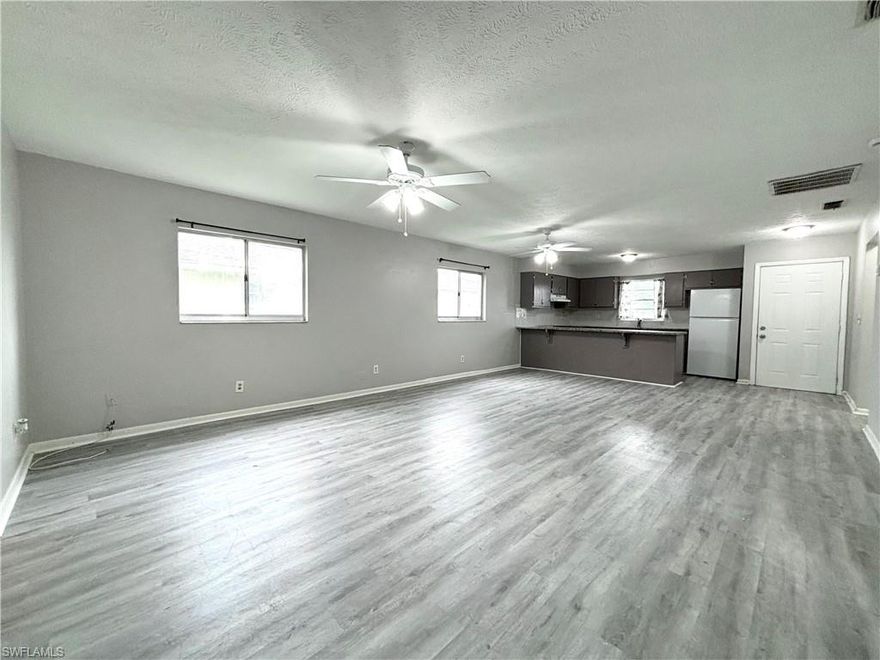 Updated 2-Bedroom, 2-Bath Home – Pet Friendly with Fenced Yard!

Welcome home to this beautifully updated 2-bedroom, 2-bath residence featuring new luxury vinyl plank flooring throughout — stylish, durable, and easy to maintain.

The kitchen offers brand-new cabinetry with plenty of storage space for all your cooking essentials. Both the primary and guest bathrooms have been fully remodeled, providing fresh, modern finishes you’ll love.

Bring your furry friends — this home is pet friendly and includes a fully fenced yard, perfect for pets to play safely. Enjoy the convenience of an in-house washer and dryer, eliminating trips to the laundromat.

Centrally located in Cape Coral, you’ll have easy access to shopping, dining, and entertainment, including Target, Publix, Sun Splash, bowling, mini golf, Lowe’s, and more — all just minutes away.

? Comfort, convenience, and a great location — schedule your showing today!

* $1,345 a month
* First ($1,345) & Security ($1,345)
* $65 per Application per Adult. All Adults MUST Apply!
* 2.5 times monthly rent in Income ($3,362)
* 1 month of Pay Stubs

With our homes residents are given the option to enroll into a unique benefit called a Resident Benefits Package (RBP) This includes credit building to help boost the resident's credit score with timely rent payments, up to $1M Identity Theft Protection, HVAC air filter delivery, move-in concierge service making utility connection and home service setup a breeze during your move-in, our best-in-class resident rewards program, on-demand pest control, and much more! All for only $39.95. More details provided upon application.