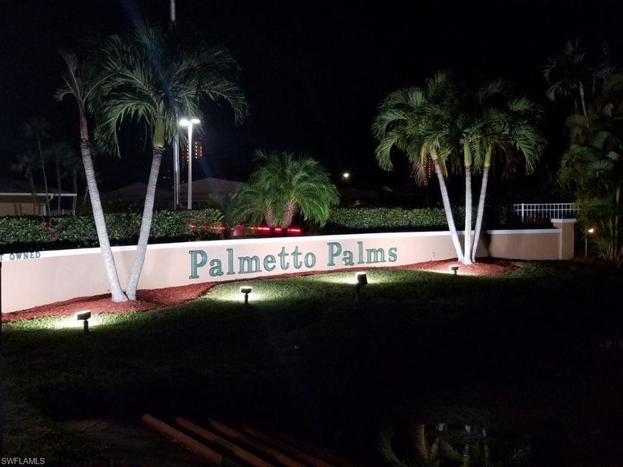 Don't look any further!!This location is your slice of heaven in Palmetto Palms. This Lot is prime for a mobile home site or travel trailer. Current home will be removed first of the year and has water and electric ready for either set up. This lot is minutes from Sanibel Island and Biking distance to Bunch Beach, Fort Myers beach, shopping, restaurants and much more. Palmetto Palms is a very active 55+ community where you will never run short of activities to enjoy. Don't miss out on your chance to enjoy Florida lifestyle in this very sought-after community!!