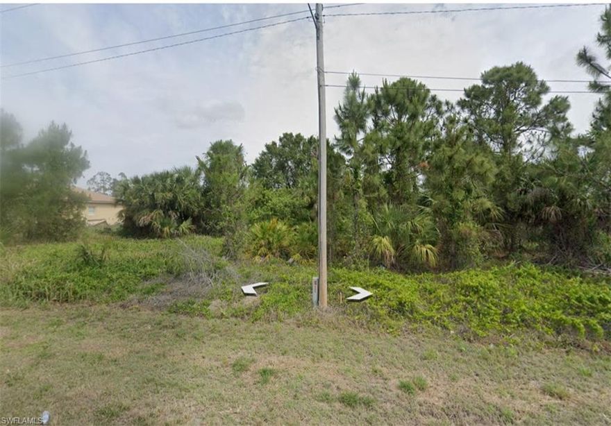 Vacant residential lot located in Lehigh Acres. Great opportunity for new construction or investment. Buyers to verify zoning, utilities, flood zone, and building requirements. Information deemed reliable but not guaranteed.