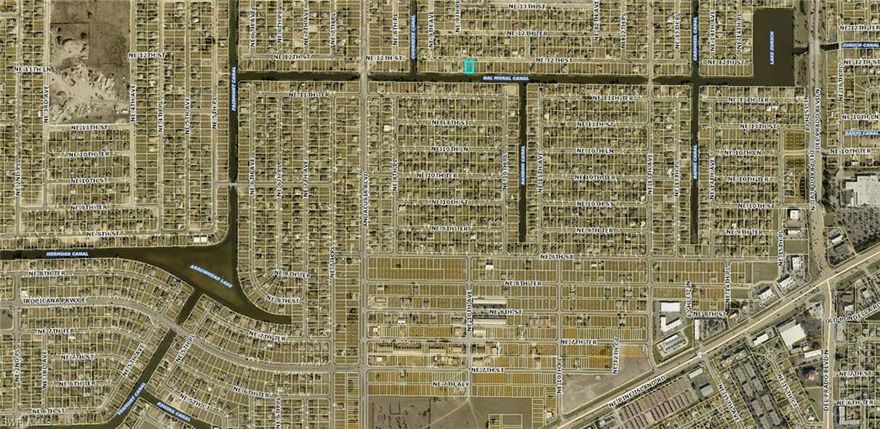 Fantastic waterfront lot in the NE Cape. This southern exposure property is in an area of newer homes and close to restaurants, shopping and schools.