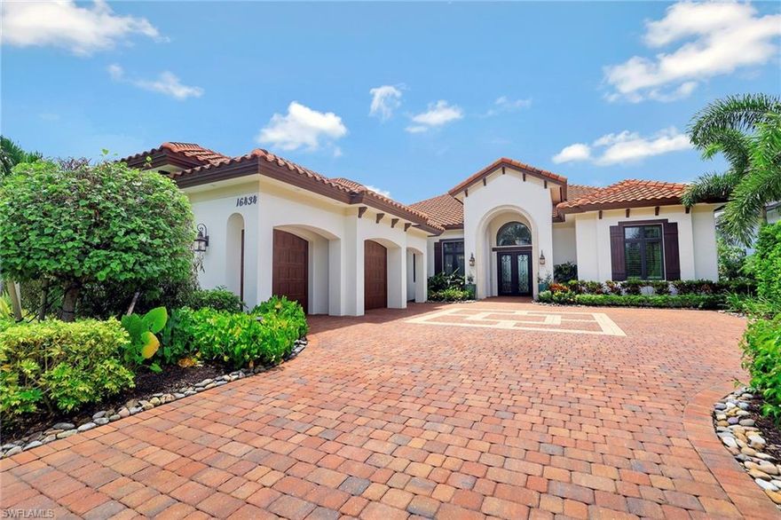 Beautifully furnished with southern exposure in the Seneca Neighborhood of Talis Park. A double island into a great room makes this home excellent for entertaining. The 14' ceilings give this home a much larger sense of space. The lanai and outside have two sitting areas with multiple TVs and a sundeck! The bedroom furniture is new and never been used! Talis Park offers an unparalleled lifestyle. The Norman/Dye course has a fabulous reputation among top tier golf and the recently built Vyne House offers the best in cuisine and entertainment. Talis Park even has a sports experience at Casa Cortese near the driving range plus a full tennis and bocce program! Talis Park is the newest in casual elegant living more relevant to today's lifestyle.