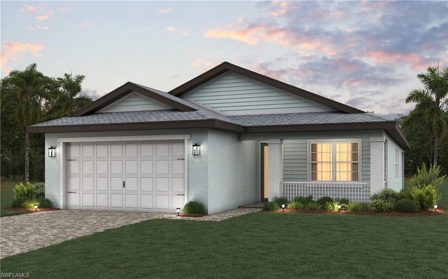 *Lake View and Private Pool* NEW CONSTRUCTION WITH WARRANTY!  With the CAPTIVA's large, covered lanai overlooking the lake and private screened-in pool, you’ll spend just as much time outside as inside – exactly how you envisioned your Florida lifestyle. The spaciousness of adjoining dining and great rooms are equally suited for entertaining, movie, and game nights or whipping up your specialty dish in the open kitchen with plenty of storage and counter space and a walk-in pantry. The kitchen features white quartz countertops and soft close grey cabinets with stainless steel appliances and gas cooking. The home offers luxury tile throughout the entire home and secluded bedrooms for privacy or the flexibility of a home office. The relaxing primary suite has two walk-in closets and a tiled shower, a linen closet, and two sinks in its bathroom. Located in Creekside Run by Christopher Alan homes, the newest gated enclave in Babcock Ranch! Enjoy access to various amenities including a private pool, cabana and playground within your gates, plus miles of nature trails, events at Founder's Square, the pool & clubhouses at Lake Timber and Cypress Lodge, and kayaking on Lake Babcock - just to name a few! Schedule your VIP tour today! Renderings & Virtual Tours are for display purposes only.