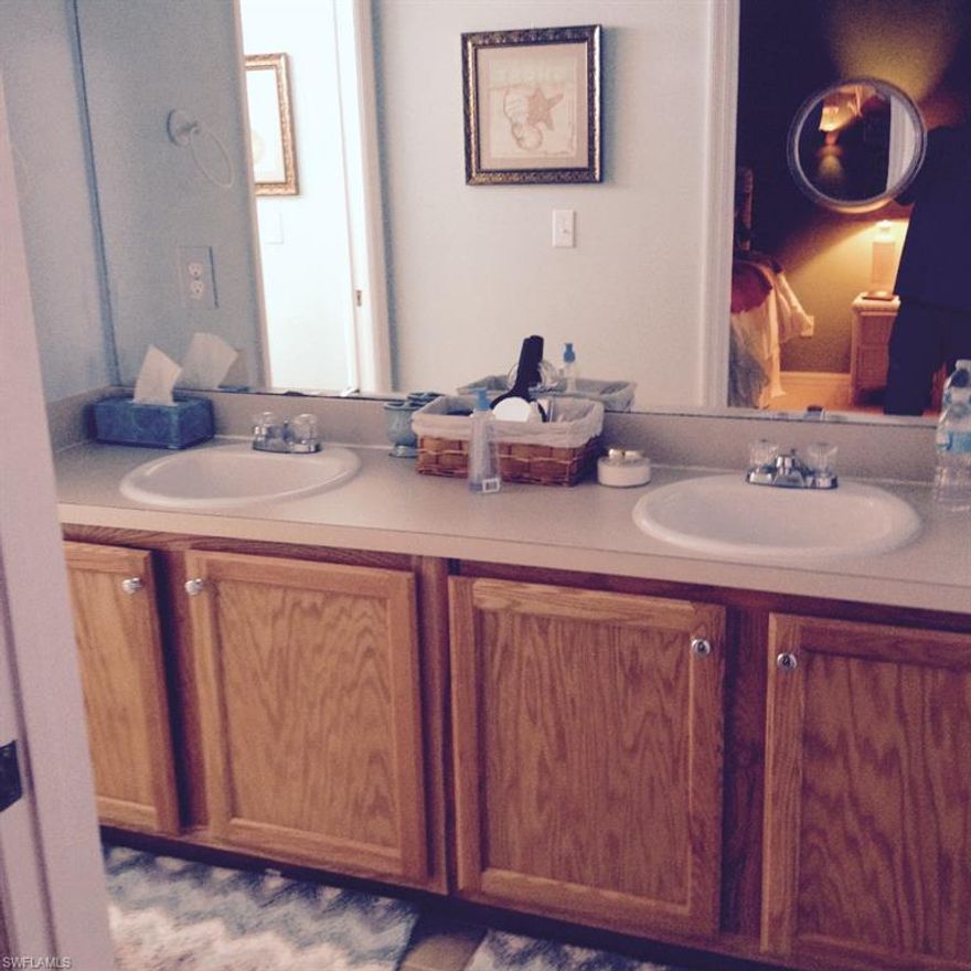 Beautiful gated community located near I75, shopping, schools and transportation off of Colonial Blvd. Unit has semi private elevator that takes you from the parking garage to your living room foyer. Amenities include a 24/7 newly done fitness center, pool, spa and clubhouse. Unit can be sold fully furnished or owner is willing to negotiate. Unit is turnkey.