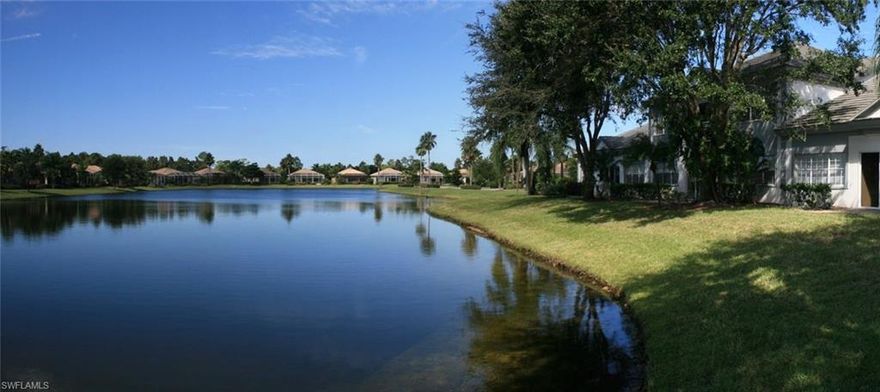Charming villa style condo in popular Glen Abbey. Enjoy this 3 bedroom (2) Owner’s Suites- both have views of the lake) and 3 full baths. Additional, lake views, from the lanai, has both removable clear panels and are screened in. Vaulted ceilings in the main living area, open living room, and dining area with a wet bar. World-class facilities, plus very close to the pool. Unit also includes a private elevator and an attached 2-car garage. Welcome to the finest private country club experience in Southwest Florida. Fiddlesticks is debt-free and financially sound. It offers the finest golf, dining, fitness, tennis, and security available in SWFL. NO CDD FEE. Fiddlesticks Country Club is an Equity Golf Community. MANDATORY EQUITY MEMBERSHIP FEE OF $50,000 DUE AT CLOSING. ADDITIONAL MONTHLY FEES APPLY.