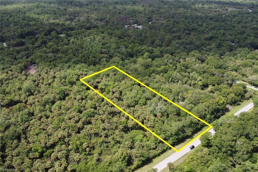 This 1.59-acre vacant lot offers the privacy, space, and peaceful surroundings that are becoming increasingly hard to find. No HOAs. Discover the perfect opportunity to own your own slice of Southwest Florida tranquility in the Golden Gate Estates. 

Tucked away from the noise and congestion, this property is ideal for those looking to build a custom home surrounded by nature. Enjoy quiet mornings, star-filled nights, and the freedom that comes with owning a larger parcel of land. Whether you're envisioning a private estate, a weekend retreat, or a long-term investment, this property provides the space and flexibility to bring your vision to life.

With no HOA restrictions and plenty of room for additional structures, gardens, or recreational use, you can truly create your own lifestyle here. While it offers a secluded feel, you’re still within driving distance to shopping, dining, and the beautiful Gulf beaches that make Naples so desirable.

If you’ve been searching for peace, privacy, and potential—this is it. Ask about potential build options for this lot.