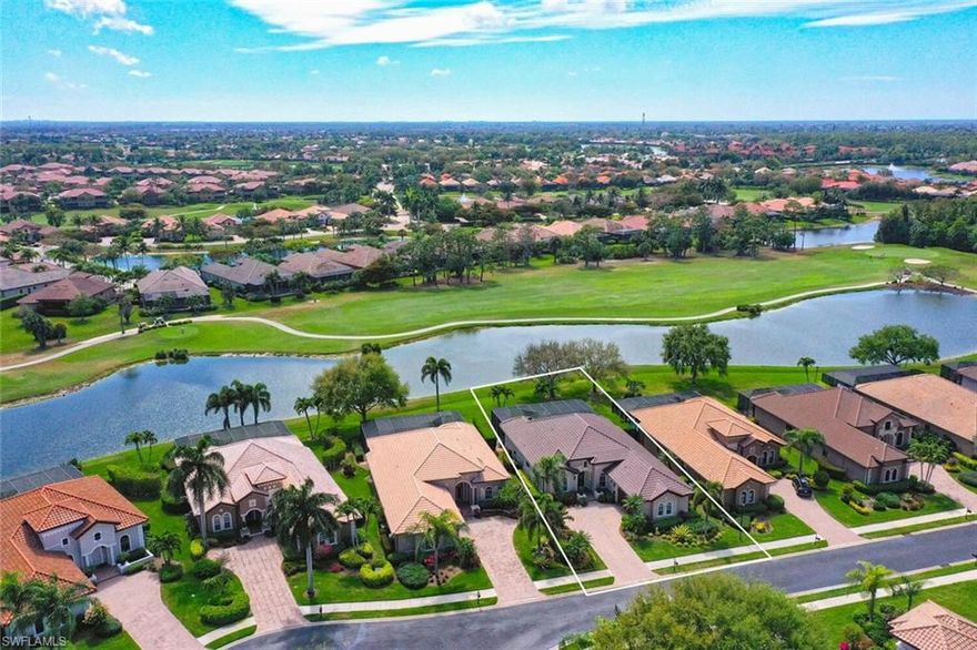 Welcome to 7755 Cottesmore Drive, an exceptional lakefront residence nestled within an exclusive gated enclave of the highly sought-after Lely Resort community in beautiful Naples, Florida. Perfectly positioned to capture sweeping views of both the tranquil lake and lush golf course, this move-in ready FULLY FURNISHED home offers a rare opportunity to experience the very best of Southwest Florida luxury living. From the moment you arrive, the home’s impressive curb appeal, manicured landscaping, and elegant architectural details set the tone for what awaits inside—a meticulously maintained residence designed for comfort, style, and effortless entertaining.

Boasting 4 spacious bedrooms and 3 full bathrooms, this home features a thoughtfully designed open and split-bedroom floor plan that provides both privacy and functionality, making it ideal for families, seasonal residents, or those who love to host. Inside, soaring tray ceilings and expansive living areas create a light and airy ambiance, while large sliding glass doors frame the stunning outdoor views and seamlessly connect indoor and outdoor living. Neutral finishes throughout offer a timeless, sophisticated aesthetic, allowing any buyer to easily personalize the space to their taste. The heart of the home flows beautifully from the living and dining areas into the well-appointed kitchen, where ample cabinetry, modern appliances, and a generous island make both everyday living and entertaining a breeze.

The true highlight of this property lies in its exceptional outdoor living space. Step onto the expansive screened-in lanai and discover your own private oasis, complete with a sparkling pool and spa, ample lounging areas, and a fully equipped outdoor summer kitchen. Whether enjoying a quiet morning coffee, hosting sunset dinners, or entertaining guests, this space is designed to maximize the Florida lifestyle year-round. The peaceful lakefront setting combined with picturesque golf course views creates a truly serene backdrop, offering both beauty and privacy.

Located within Lely Resort, one of Naples’ premier master-planned communities, residents enjoy access to an unparalleled array of resort-style amenities. From championship golf courses and luxurious clubhouse facilities to resort pools, fitness centers, tennis, dining, and a vibrant social calendar, Lely Resort caters to those who appreciate an active, upscale lifestyle. Its prime Naples location also places you just a short drive from world-class beaches, shopping, dining, and everything that makes Naples one of the most desirable destinations in Florida.

Whether you’re a golf enthusiast, a lover of outdoor living, or simply seeking a peaceful yet luxurious retreat in a prime location, this property checks every box. Don’t miss your chance to own a slice of paradise in Lely Resort, where every day feels like a vacation.