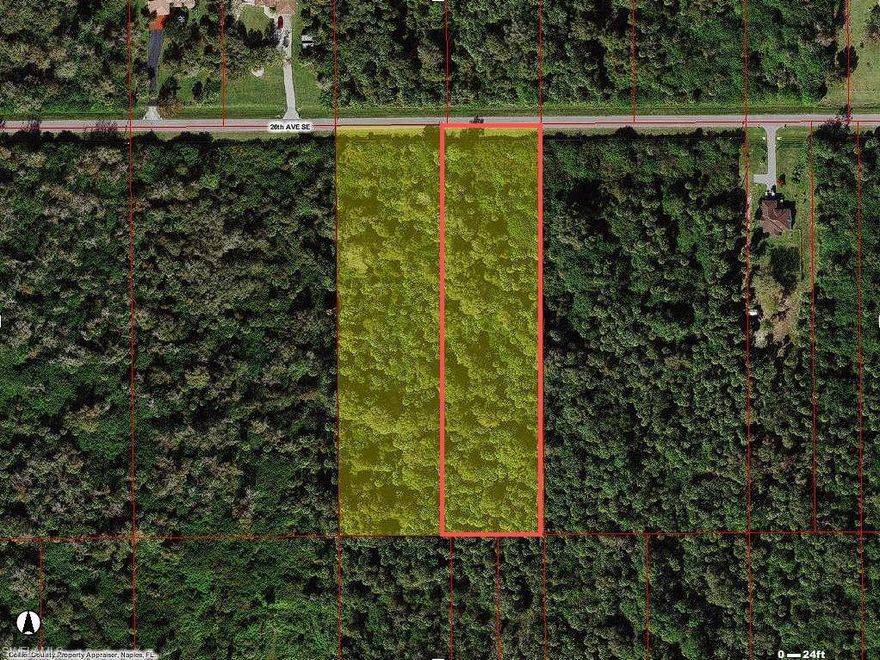 2.5 acres located in the highly desired Golden Gate Estates! With the option to purchase the neighboring Western 2.5 acres (MLS# 223011090) to create a magnificent 5 acre dream property! Just West of Desoto Blvd S. No HOA! So much is being built in the surrounding area including new schools, churches, homes, and shopping centers and now is a great time to capitalize on this. Just a few streets South of the new commercial activity center at the intersection of Golden Gate Blvd. and Everglades Blvd. Vanderbilt Extension is planned to extend out to Everglades so a trip to the beach will be in a few short minutes. Collier County is also planning a new park on the Vanderbilt Beach extension as well as a school.