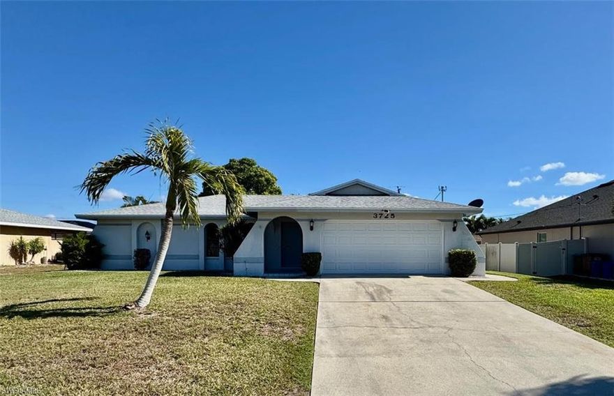 Bright, freshly painted 3 bed 2 bath home, includes washer/dryer and lawn care. This well-maintained home features a spacious living area filled with natural light and a large screened lanai overlooking a lush private back yard perfect for morning coffee or evening relaxation. The kitchen provides ample cabinetry, stainless steel appliances and granite counters. Conveniently located near shopping, dining, move in ready and easy to show. A pet is welcome with owner approval, non refundable pet fee, renters insurance, 1st, last and security required.
