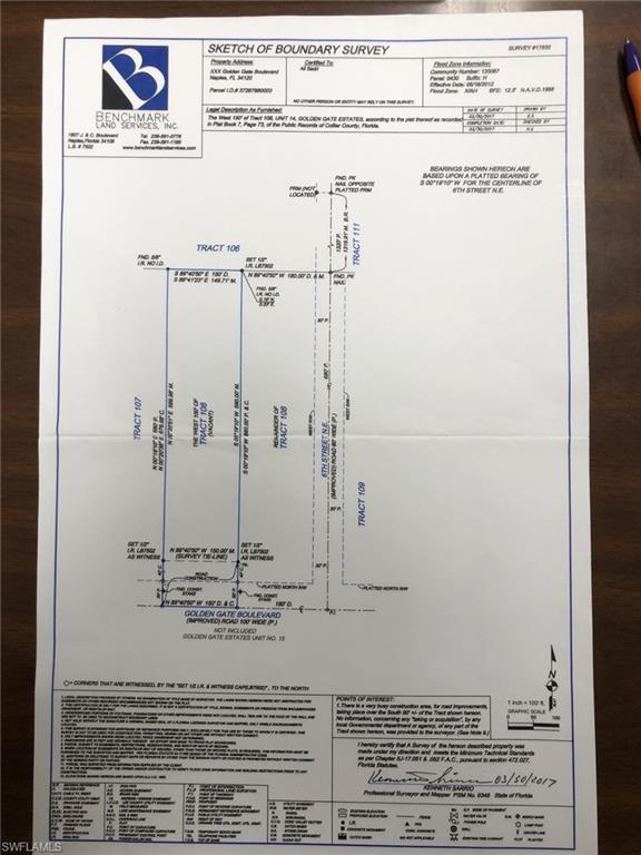 GOLDEN GATE ESTATES - Land