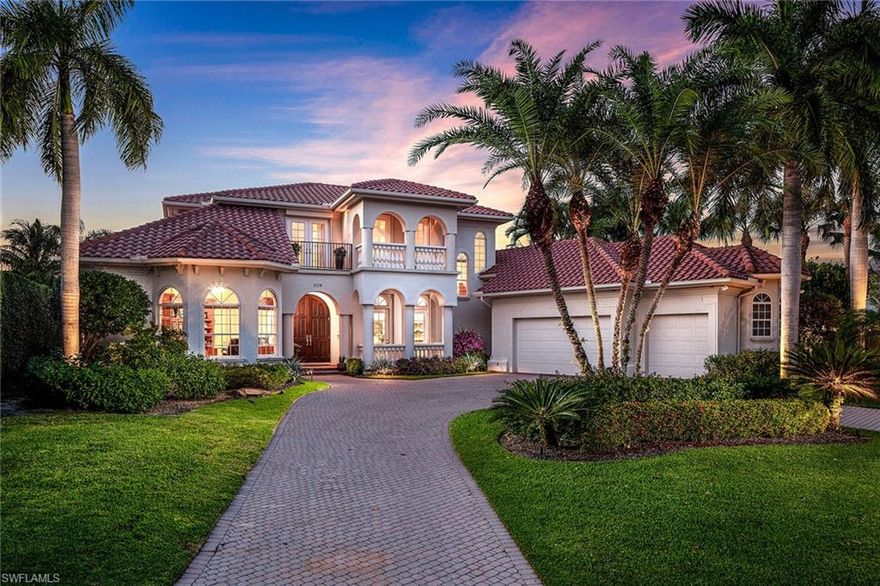 This is the home for someone looking for an OUTSTANDING bay view. Entering the double front doors, one is greeted by a wall of pure windows, showcasing breathtaking views of the Moorings Bay. This well-designed floor plan was created to capitalize on the expansive bay water, providing views from the majority of the rooms. Bask in the sun around the infinity edge, saltwater infused pool, as the dolphins and sea turtles swim by. This quality home has been meticulously maintained & enhanced, with many upgrades, which include, but are not limited to Lutron controlled shades, motorized hurricane shutters, newer A/Cs with dehumidifiers, ductwork sanitation and air purification system, and security cameras. A 12,000 lb boat lift is also awaiting the salt life enthusiast, ready for the easy gulf access. One of the most desirable locations in Moorings, with Naples beach access, just 10 minutes away. Moorings also has a voluntary beach membership available, for the convenience of its owners. This is the ideal home, for experiencing all that Naples has to offer.