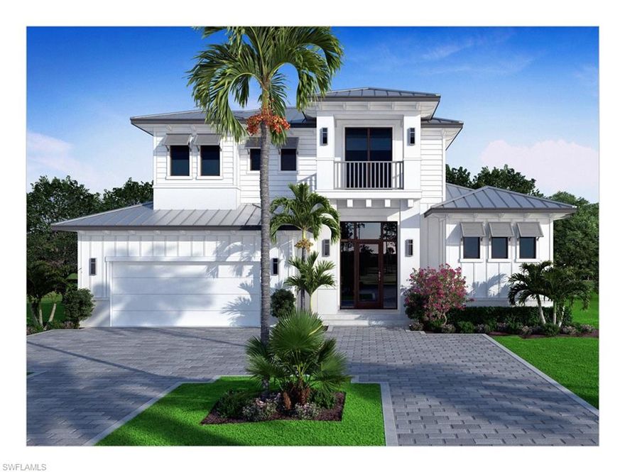 BRAND NEW CONSTRUCTION! T-View, Thermador appliances, high end fixtures and finishes, high ceilings, metal roof, Anderson impact rated windows and a private elevator. This home is 4 bedrooms, 3 baths with 1 half bath. Large master on the first floor with 2nd master suite on the second floor. This home has a south eastern rear exposure with a large pool and outdoor living space. The outdoor kitchen comes fully equipped and with a gas fire pit. Home comes with pre wiring for generator as well. Do not walk into construction site without agent. Completion date 06/21