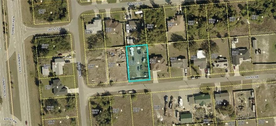 A piece of Southwest Floirda's paradise is now available for you to build your dream home.  This CLEARED + FENCED  lot with a sliding gate is  located in a quiet neighborhood close to everything you want to satisfy your expctation, Southwest Florida Internatonal Airport, good schools, shopping centers and amenities.