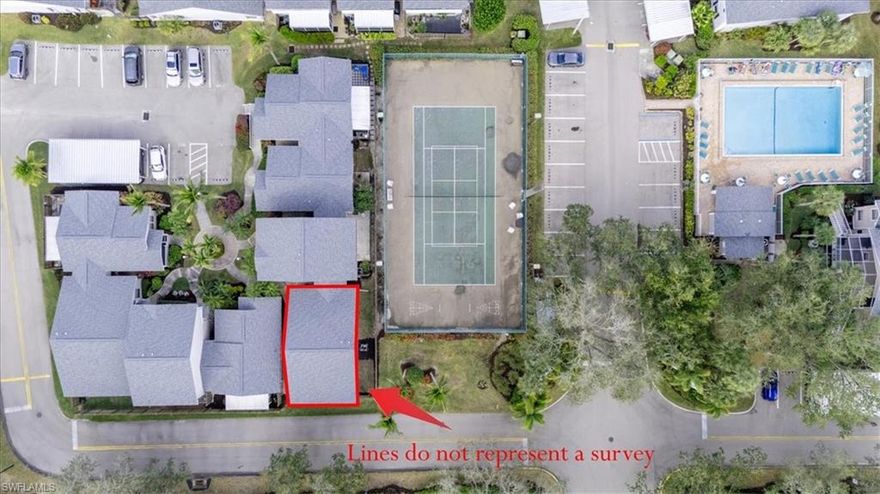 Experience elevated, low-maintenance living in this beautifully remodeled and exceptionally private condo, ideally positioned in the heart of South Fort Myers. Whether you’re seeking a refined starter home, an elegant second residence, or a sophisticated snowbird or forever retreat, this residence delivers both lifestyle and value. Designed for peace and privacy, this home features no neighbors above and is only connected next door by a private storage closet—eliminating shared living walls. Inside, a light-filled open floor plan with a sense of space and sophistication, enhanced by a bonus Florida Room perfect for relaxing or entertaining. Luxury vinyl plank flooring flows seamlessly throughout, setting the stage for the designer-inspired kitchen featuring gorgeous quartz countertops, soft-close cabinetry, a chic backsplash, stainless steel appliances, and includes a new washer and dryer. The spa-like bathrooms showcase modern vanities with stylish shiplap accents, while fresh paint, new ceiling fans, and curated lighting fixtures add a polished, upscale finish. Significant improvements offer confidence and comfort, including a new roof (2024), HVAC system (2022), and water heater (2019). The Florida Room enjoys a coveted southern exposure, ideal for basking in natural light, and features cool tile flooring that is both elegant and easy to maintain. An attached 5’ x 7’ private storage closet is perfect for housing bicycles, beach gear, or outdoor essentials—especially ideal for those who enjoy an active lifestyle. Lakes Regional Park is just a bike ride away, offering miles of scenic paved paths, tranquil lakes, lush gardens, and year-round activities. Enjoy morning rides, sunset cruises, or leisurely afternoons exploring one of Fort Myers’ most beloved outdoor destinations—all without getting in your car. Residents of the Summerlin Trace community enjoy resort-style amenities including a large community pool, tennis courts, and pickleball, all set within a peaceful, well-maintained neighborhood. The location is unmatched—within easy biking distance to Lakes Regional Park, FSW State College, and the Barbara B. Mann Performing Arts Hall, and just a short drive to Fort Myers Beach, Sanibel Island, premier shopping, dining, and entertainment. This is a rare opportunity to own a stylish, private, and impeccably updated condo in one of South Fort Myers’ most desirable lifestyle locations. Schedule your private showing today before this exceptional offering is gone.