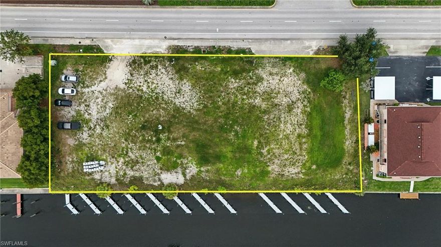Great Gulf Access Opportunity that is located right near the Bimini Basin Projects!!! Approved for 12 units and lot already has Seawall and Boat Docs already in place. This property has 280 LF of Frontage! Buy and Hold for long term or build 12 gulf access units. Just a short boat ride out to the Caloosahatchee River. Very few parcels like this available in Cape Coral!