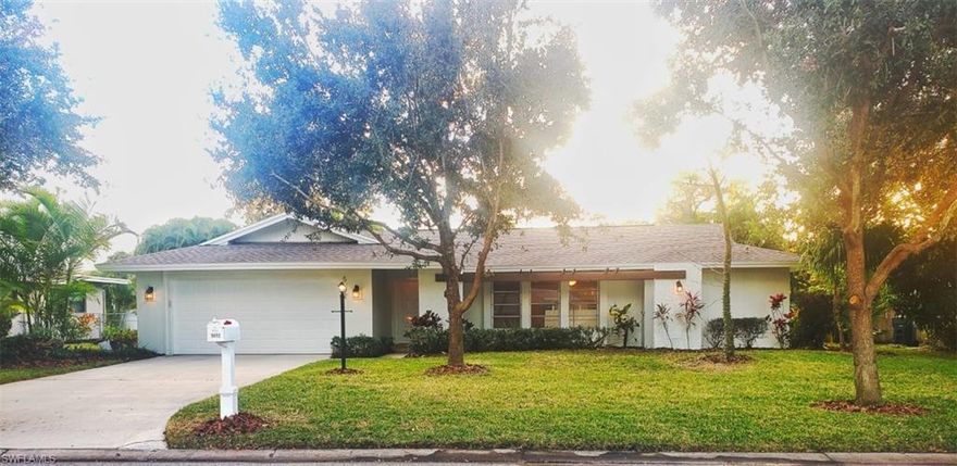 Absolutely beautiful  Arthur Rutenberg Home in this highly desirable neighborhood off of McGregor Blvd. This 3 bedroom, 2 bath home has two living area, tile floors on the diagonal through out, new paint inside and out, new 2020 roof, oversized swimming pool, large screened-in lanai, T & G ceiling on the lanai, and beautiful landscaping. This picturesque, quite neighborhood, is centrally located to shopping, downtown, Cape Coral, Sanibel and Fort Myers Beach. This home is located outside of the city limits, so you will not have the extra expense of city taxes. Enjoy Fort Myers living at its best!
