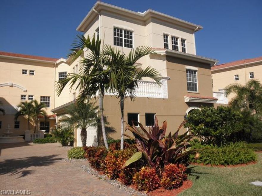 NOT A SHORT SALE OR FORECLOSURE...Absolutely stunning! Walk in and you will say WOW! This elegantly residence offers wonderful wide views of the lake and golf courses beyond. Enjoy the sun balcony or come into the screened lanai, sip coffee or brandy next to the see-through fireplace in the living room, or be warmed by the same fireplace in the office. East sunshine streams into the kitchen, and sunset colors make the twilight memorable. The Master Suite is truly deluxe with its spacious bath. Each guest suite has an inclusive bath, and one has a private balcony. Fabulous attention has been paid to every detail - apparent in the numerous upgrades, plantation shutters and marble floors. This residence is warm, inviting and truly stunning. It is offered fully furnished (excluding the dining room table ) and ready to go! Over $ 200,000 in upgrades, furnishing and custom window treatments. Avellino Isles offers its own clubhouse and beautiful infinity edge pool.