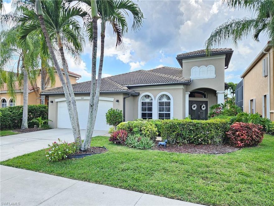 Welcome to the highly sought-after Laurel Lakes gated community, a family-friendly neighborhood ideally located in North Naples. This beautifully maintained residence is offered as an annual rental and features 4 bedrooms, 2 bathrooms, and a 2-car garage, combining comfort, style, and exceptional outdoor living.

The home features a spacious and open floor plan with a large kitchen showcasing granite countertops, upgraded cabinetry, and ample workspace—perfect for everyday living and entertaining. Upon entry, you are welcomed by an inviting family room, while the kitchen seamlessly flows into the living and dining areas, creating a bright and cohesive living space.

The oversized primary suite offers a relaxing retreat with walk-in closets and a well-appointed en-suite bathroom complete with a soaking tub, separate shower, and dual vanities.

Step outside to enjoy true Florida living with a screened lanai and heated saltwater pool, all overlooking expansive lake and fountain views. Western exposure provides breathtaking sunset views, making this outdoor space ideal for relaxation or entertaining.

Residents of Laurel Lakes enjoy access to amenities, including a clubhouse with a large pool and spa, fitness center, tennis courts, basketball court, and a children’s playground. Located within A-rated school zones and just minutes from shopping, dining, and Gulf beaches, this home offers both convenience and an exceptional lifestyle opportunity.