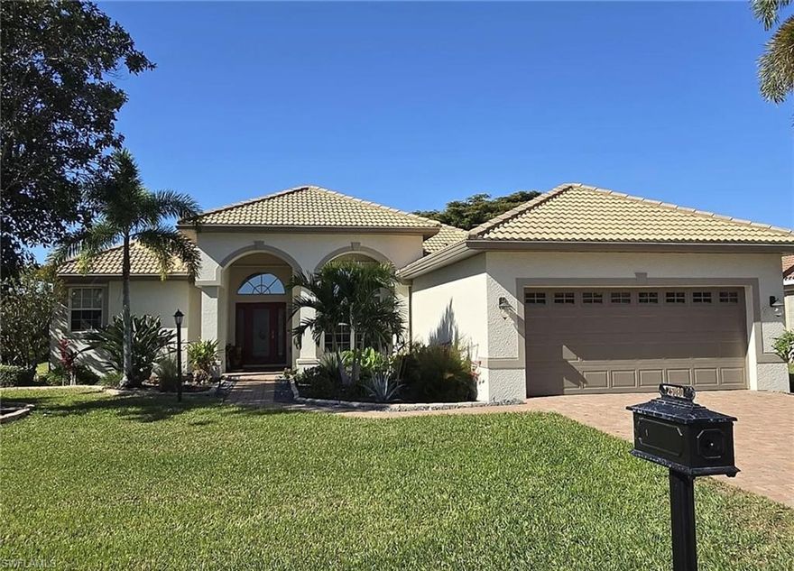 Discover refined living in Chadwyck Square, a private gated community of 55 custom homes, located just 5 miles from the Gulf of America and SW Florida Beaches! 

Convenient access to downtown Old Bonita. This residence offers impressive curb appeal, mature landscaping, 12-foot coffered ceilings, elegant tile flooring and detailed finishes throughout.

Owner pays all utilities, pet friendly.