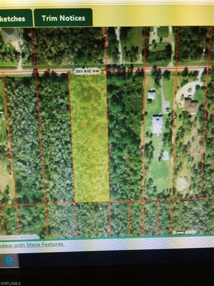 Beautiful lot with  more than 2 acres ready to build your dream home or keep it as an investment.