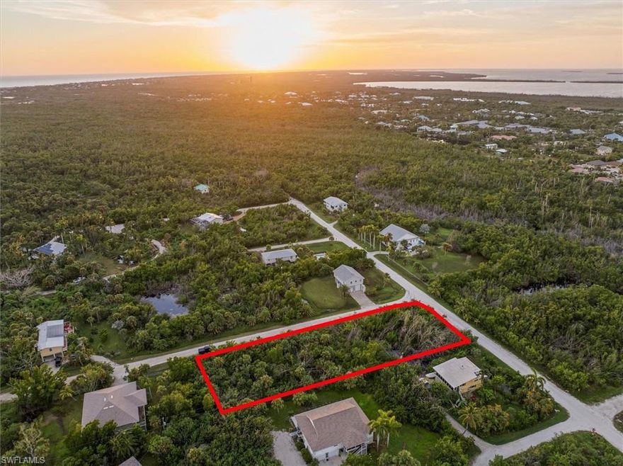 Now is the time to buy your own slice of PARADISE in Sanibel Island! Don't miss the amazing drone footage in the tour link! This .74 ACRE MOL, BUILDABLE property is SIX LOTS combined creating one HUGE, BEAUTIFUL WOODED, CORNER LOT in a friendly, quiet neighborhood tucked away off of the main road. This area still has the charm of old Sanibel with the sun-bleached, crushed-shell roads preferred by the locals and is dotted with beautiful custom homes that enjoy exclusive privacy with the island life so nearby. Better yet, this lot has already gone through extensive permitting, plan review and approval with the City of Sanibel. See surveys, inspections, reviews and plans for pictured renderings that are available by Jennifer Garcia Architectural Studios, LLC on the MySanibel portal. So much of the labor is already done for you so this lot is ready for your dream home to be built! Close to Jerry’s Market and Café, fabulous restaurants like Traders and Doc Ford’s and the pristine Gulfside City Beach Park (known as Algiers Beach locally) that you will have endless things to do on lazy, breezy, tropical days filled with sunshine and shells. Speaking of shells – Sanibel is also home to the National Shell Museum and Aquarium and endless art galleries, quaint shops and parks. You won’t find a single red-light on this low-key island so hop on a bike and hit the 25 miles of bike trails and find your favorite spot on the 15 miles of sandy beaches! Nature lovers will never tire of the island that boasts over 50 types of fish, 230 types of birds and 250 kinds of shells! The island is building and planning for a stronger future than ever before. Prices are likely to skyrocket with all of the new redevelopment. Buy your own oasis today so you can be a part of Sanibel’s sunny future! Or invest in the future potential of this unique property on this one-of-a-kind vacation destination island! Located on the corner of Ponce De Leon Rd and Atlanta Plaza Dr.