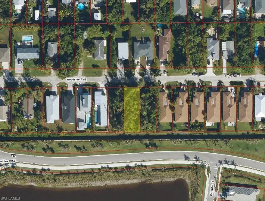 Great opportunity in the growing Bayshore redevelopment area of Naples. This vacant residential lot on Woodside Ave is ideally located within the Bayshore Gateway Triangle, an area experiencing ongoing revitalization with new residential and mixed-use development nearby.
This property is one of two adjacent lots available from the same owner.  Both parcels are designated as wetlands. Convenient location in Bayshore neighborhood—home of the world-renowned U.S. Open Pickleball Championships. Situated in a quiet residential neighborhood yet only a short drive from Downtown Naples just minutes to downtown Naples, Naples Botanical Garden, and the emerging Bayshore arts and dining district.
Buyer to perform all due diligence regarding land use, permitting, and environmental requirements.