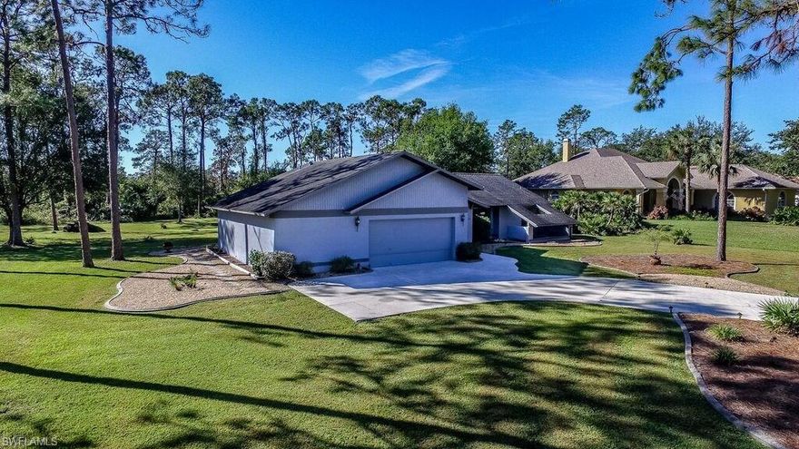 Tranquility at its Finest is the only way to Describe this 1+ acre of Southern Exposure Property! This Pristine, One Owner Home, Built in 1988, Beams with Pride of Ownership! Located in the Desirable Bentwood Pines Subdivision this home has it all...Grand Double Front Door, Vaulted Ceilings, Massive Wood Burning Fireplace with a Stone Façade in the Family Room. The Kitchen offers tons of Natural Light, Pass Through Window into the Lanai, New Stainless Steel Appliances and a Trey Ceiling. All 3 Bedrooms have Oversized Walk in Closets. Large Laundry Room has Plenty of Cabinets for Storage, a Utility Sink and a Door Leading to Outside for your Convenience. Sliding Doors from the Living Room, Family Room and Master Bedroom all open up to the Oversized Screened Lanai with Hot Tub for the Perfect Relaxation. Off of the Lanai there is a Fish Pond with Water Fall and Bridge taking you to the Gazebo. And just wait until You see the Oversized Garage!!!!