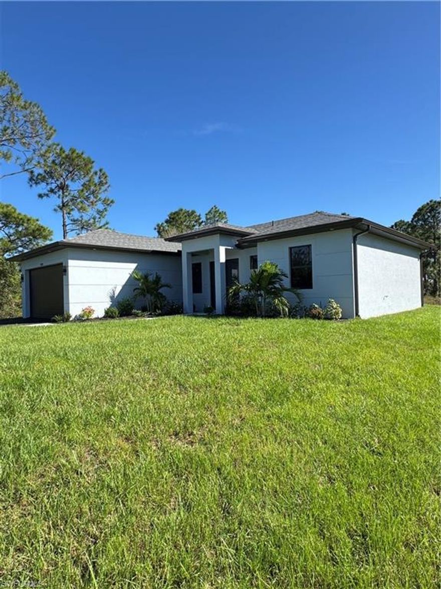 New Construction with many upgrades and ready to move in now.