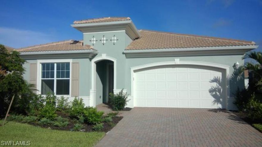 WCI, Key Largo, 3bed + Den, 3 ½ bath pool home with 2389 sq ft of living space with lake view.  Each bedroom has its own bath.  The Key Largo is an open concept home that is conducive for entertaining.  The kitchen offers white 42 in cabinets with soft close drawers, walk-in pantry, low bar counter, white subway tile and upgraded Maytag stainless appliances.  The oversized master suite has two double windows with great views of the lanai and pool.  You will love the super-sized master closet.  Oversized Laundry room has upgraded Maytag washer/dryer with wash sink.  You will love relaxing in your pool overlooking the lake.  Pelican Preserve has it all for amenities – 3 pools, fitness center, spa, game and computer rooms, billiards, sewing/crafts, woodworking shop, 2 restaurants, preserve with boardwalk, nature trails, dog park and fishing pier, 27-hole golf course, new clubhouse with pro-shop, pickleball, tennis, theater, and large multipurpose room for parties and large events. Close to Publix, Winn Dixie, Walgreens, CVS and minutes from SW International Airport.