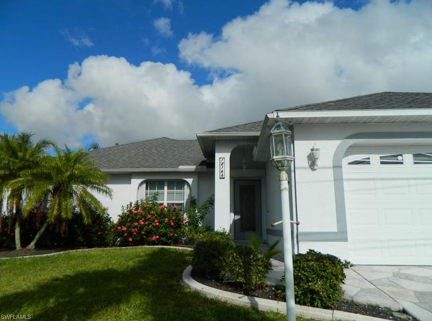 This classic waterfront pool home has everything you're looking for.  Quick gulf access with no bridges to open water.  Large covered lanai, incredible pool area, dock with water, electric, and covered boat lift. This home truly is a must see.