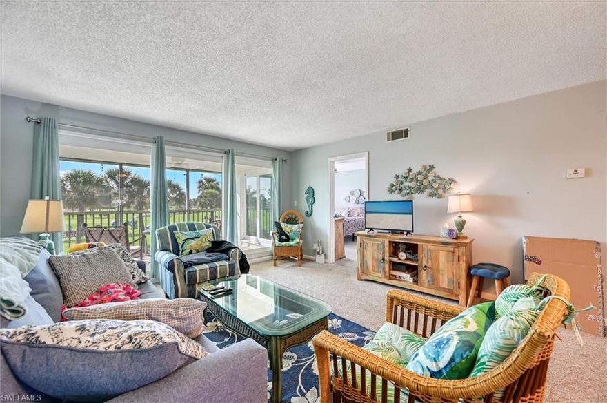 Welcome to your slice of paradise in the highly sought-after Glades community! This charming condo at 163 Palm Dr #4, located in Naples Sunrise, offers the perfect blend of comfort, convenience, and Florida lifestyle living. Step inside to find a bright and inviting interior with an open layout, ideal for both relaxing and entertaining. The living space flows seamlessly into the dining area and kitchen, creating a warm and functional atmosphere. Large windows and impact sliders invite in abundant natural light, while serene views provide a peaceful backdrop. This residence is perfect as a seasonal retreat, full-time home, or investment property. Enjoy relaxing by the swimming pools or stroll the walking paths. Situated just minutes from downtown Naples, you’ll be close to world-class dining, shopping, and the stunning Gulf beaches. This location truly has it all.Don’t miss this opportunity to own an affordable piece of Naples living in a beautifully maintained, amenity-rich community!